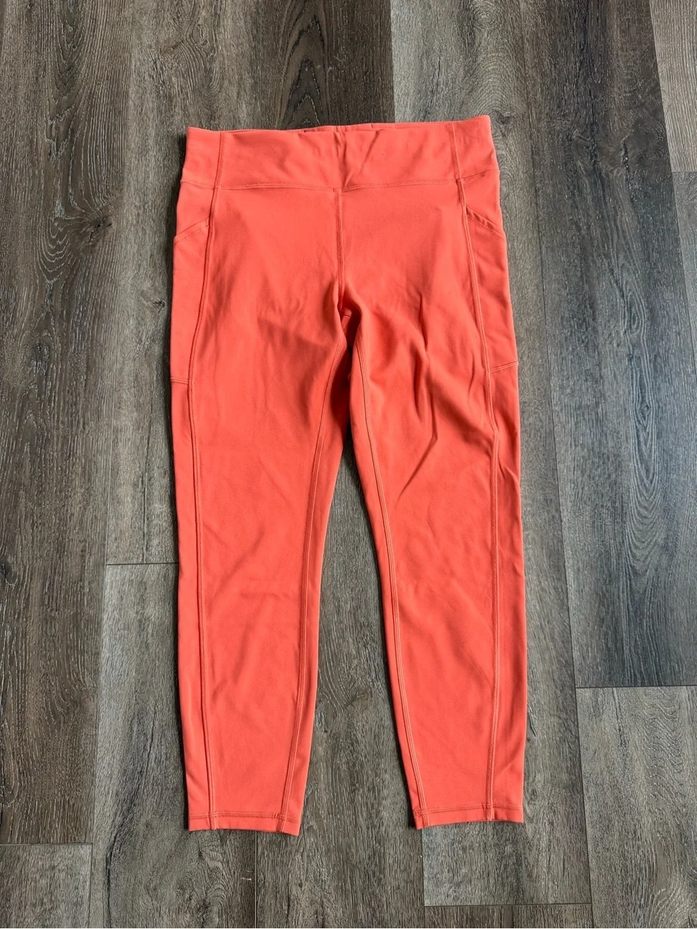 Lululemon Leggings with pockets Amber Orange Size 12